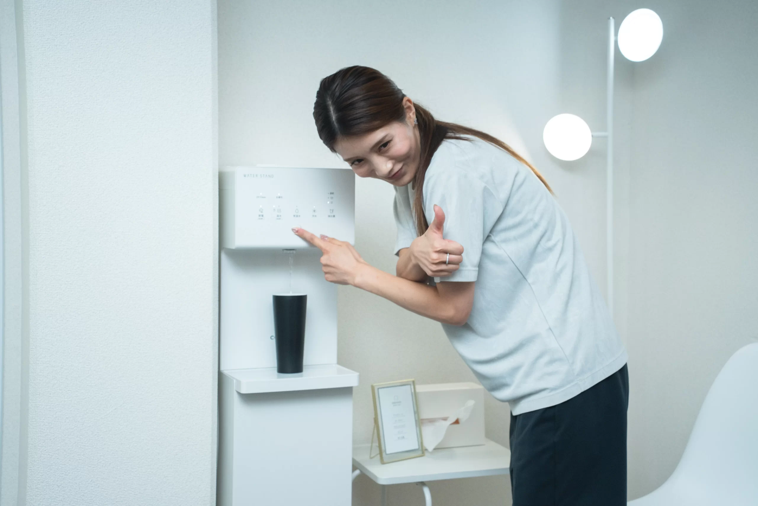 完全個室で人目を気にせずトレーニングする様子